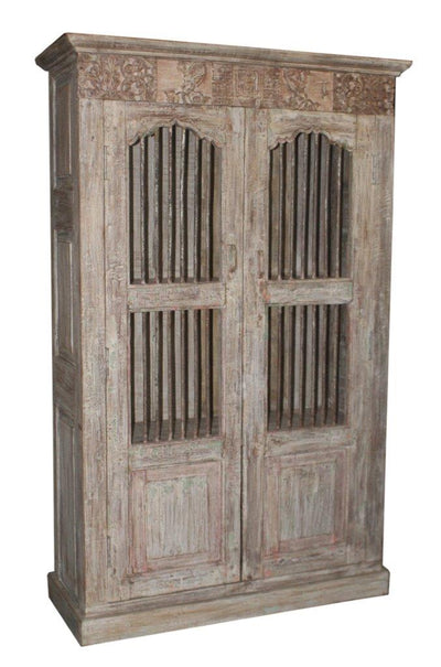 Wooden Almirah Cabinet with Two Doors