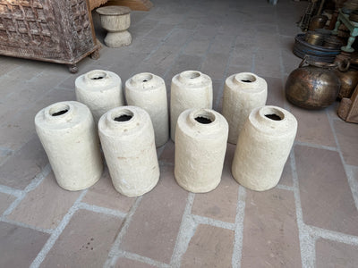 Tall Paper Mache Pot