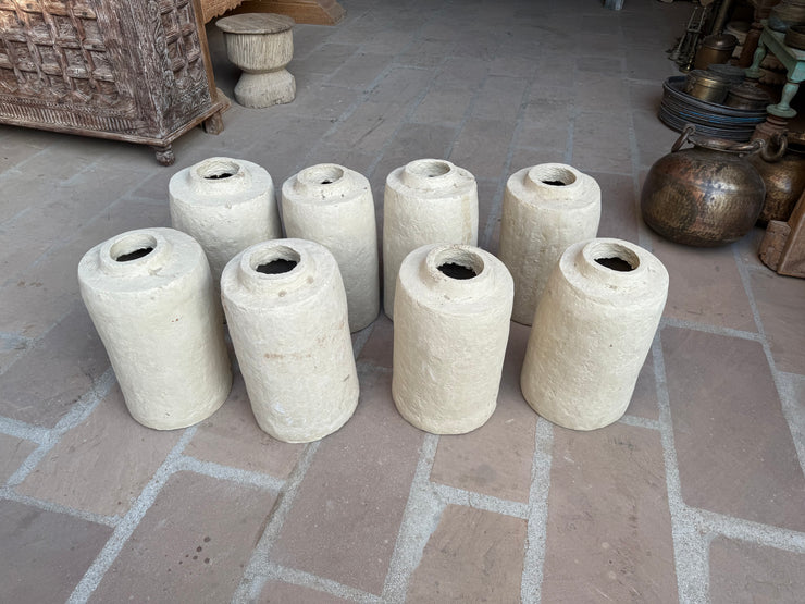 Tall Paper Mache Pot