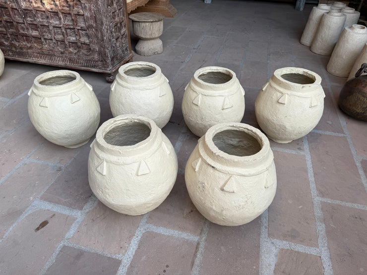 Short Paper Mache Pot