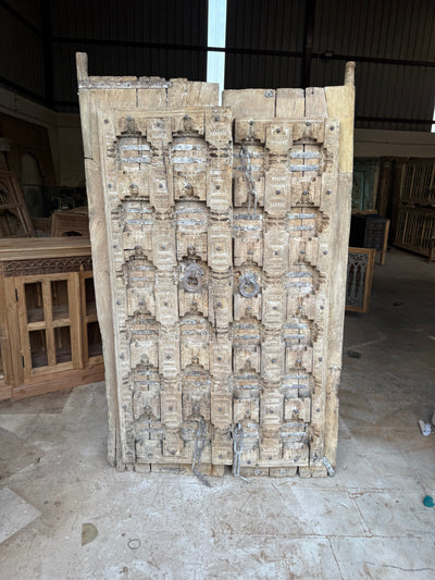 Bleached Wooden Door