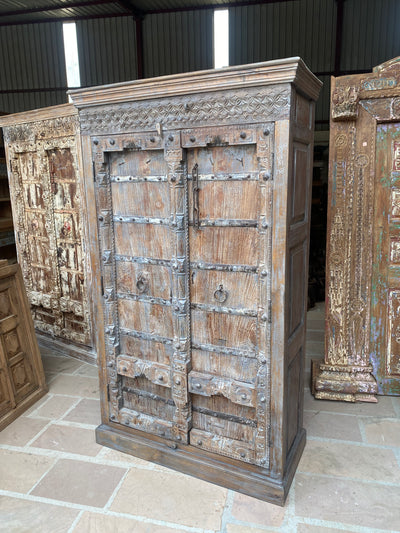 Bleached Wooden Almirah Door