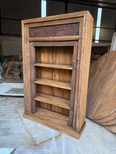 Dark Brown Wooden Book Shelf
