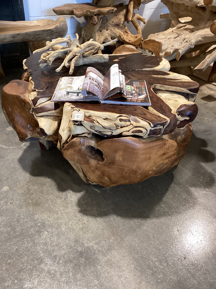 Sono and Teak Root Coffee Table