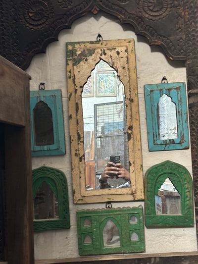 Framed Wooden Mirror
