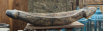 Wooden Boat shape bowl (Large)