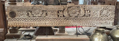 Wooden Carved Panel Stand