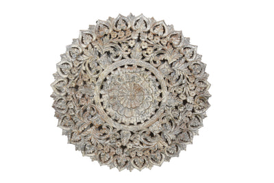 Wooden Round Jali Wall Hanging