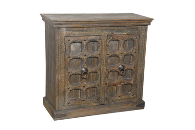 Wooden Door Sideboard - Matte Black