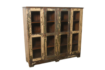 Wooden Glass Almirah