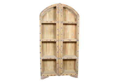 Arched Wooden Bookshelf