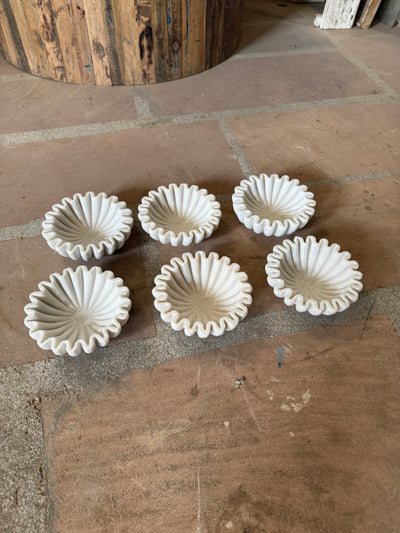 Marble Scalloped Plate