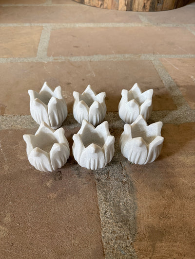Marble Lotus Plate