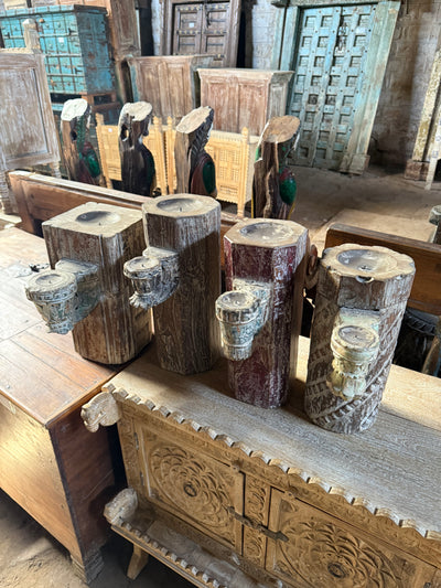 Wooden Candle Stand