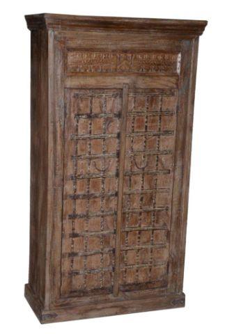 Wooden Almirah Cabinet with Two Doors