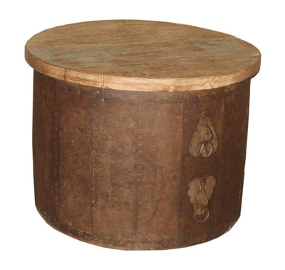 Wood Iron Coffee Table