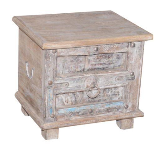 Small Wooden Trunk with One Door