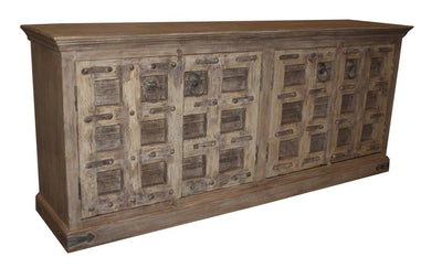 Wooden Cabinet with Four Doors