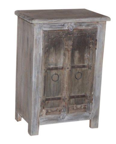 Small Wooden Almirah Cabinet with Two Doors