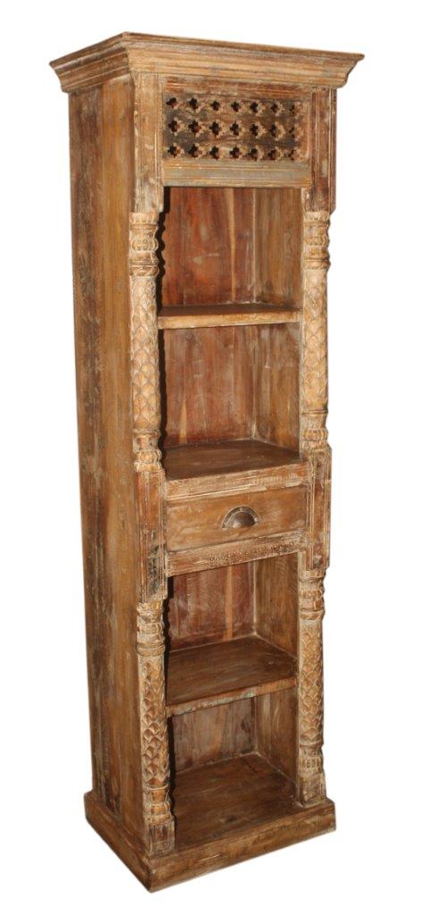Wooden Bookcase with 1 Drawer