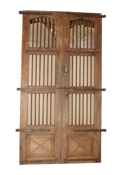 Wooden Iron Fitted Door Panel