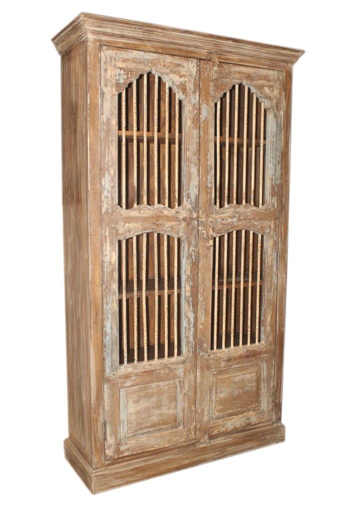Wooden Iron Fitted Almirah with 2 Doors
