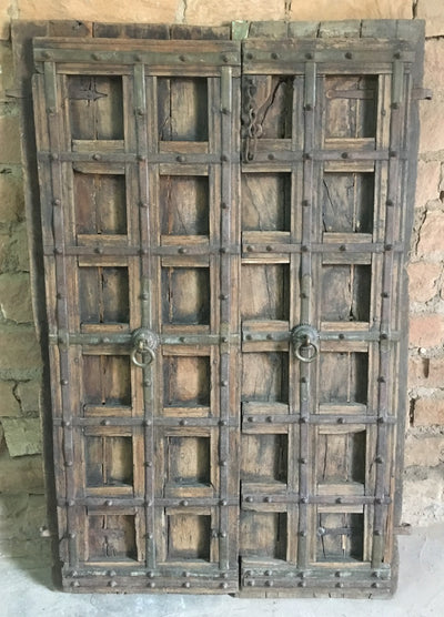 5' Carved Wood Door