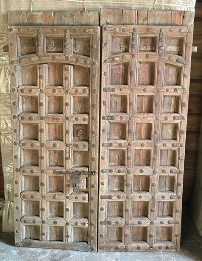 Wooden Doors Gray Wash