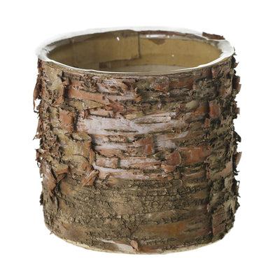 Birch Cylinder Pot