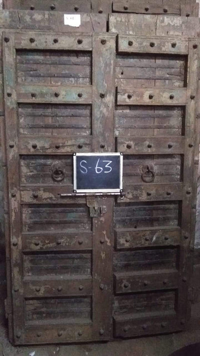 Dark Colored Wooden Door