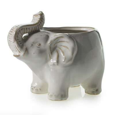 Elephant Pot- 7" x 4"