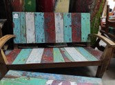 Recycled Boatwood Sofa
