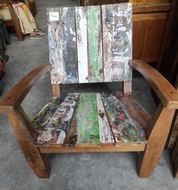 Recycled Boatwood Adirondak Chair