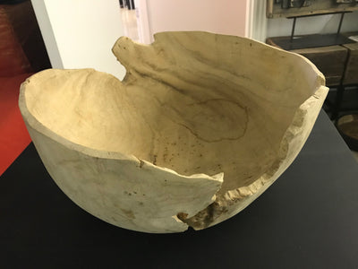 Teak Wooden Bleached Bowl