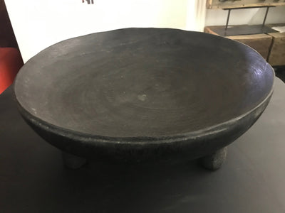 Black Thin Suar Wooden Tray with Legs