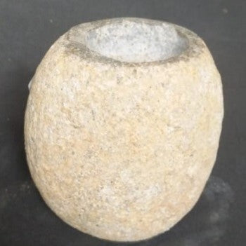 Stone Small Single Candle Holder
