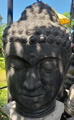 Large Cement Buddha Head