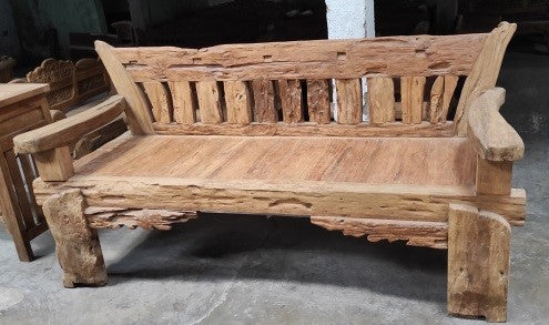 Recycled Teak Wood Sofa