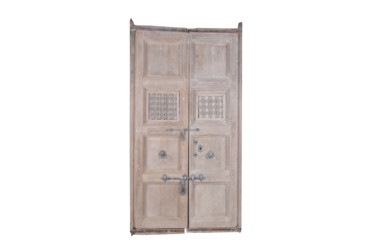 Bleached Wooden Door