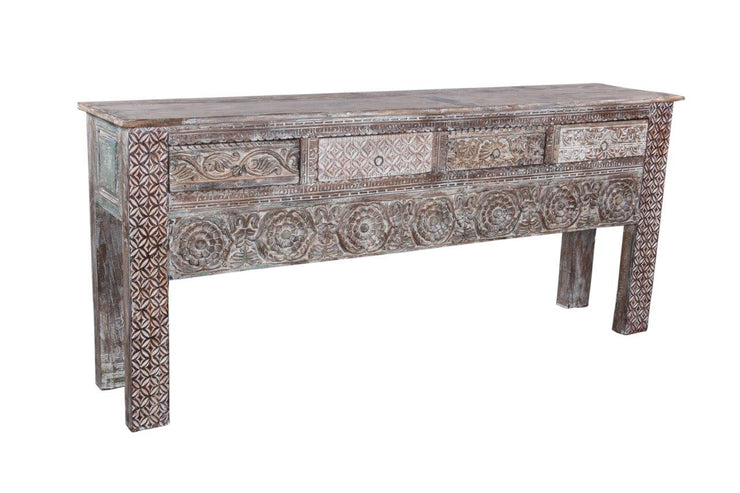 Wooden Carving Console Table