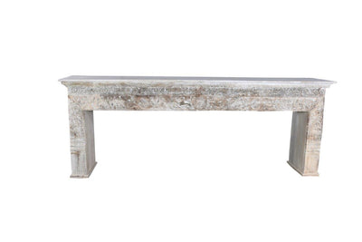 Bleached Wooden Console Table