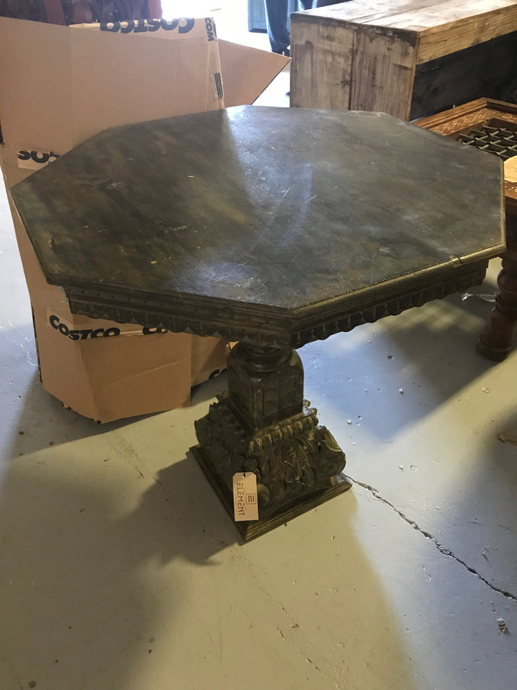 Octagonal Wooden Dining Table