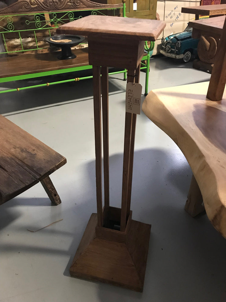 Tall Wooden Stand