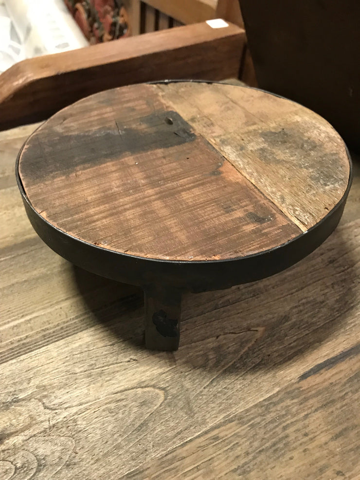 Round Wooden Cake Base with Feet - Small Size from Three Piece Set