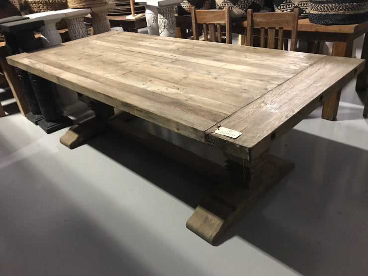 Dark Colored Wooden Dining Table