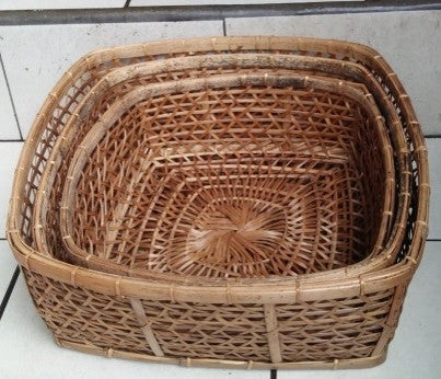 Large Bamboo Rattan Basket