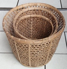 Medium Bamboo Rattan Basket