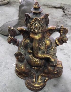 Gold Ganesh Statue