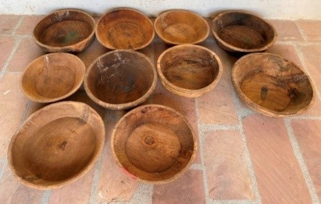 Large Wooden Parat Bowl