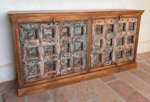 Four Door Wooden Sideboard